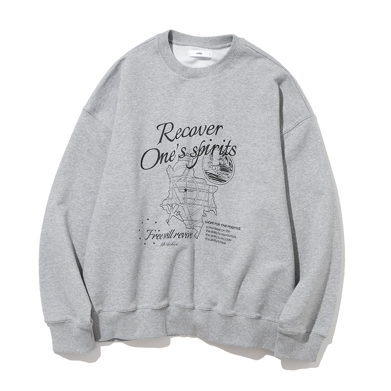 オブジェクティブクルーネック / Objective Crew Neck [Melange Gray