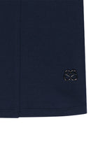 CUT-OUT FITTED TOP [NAVY]