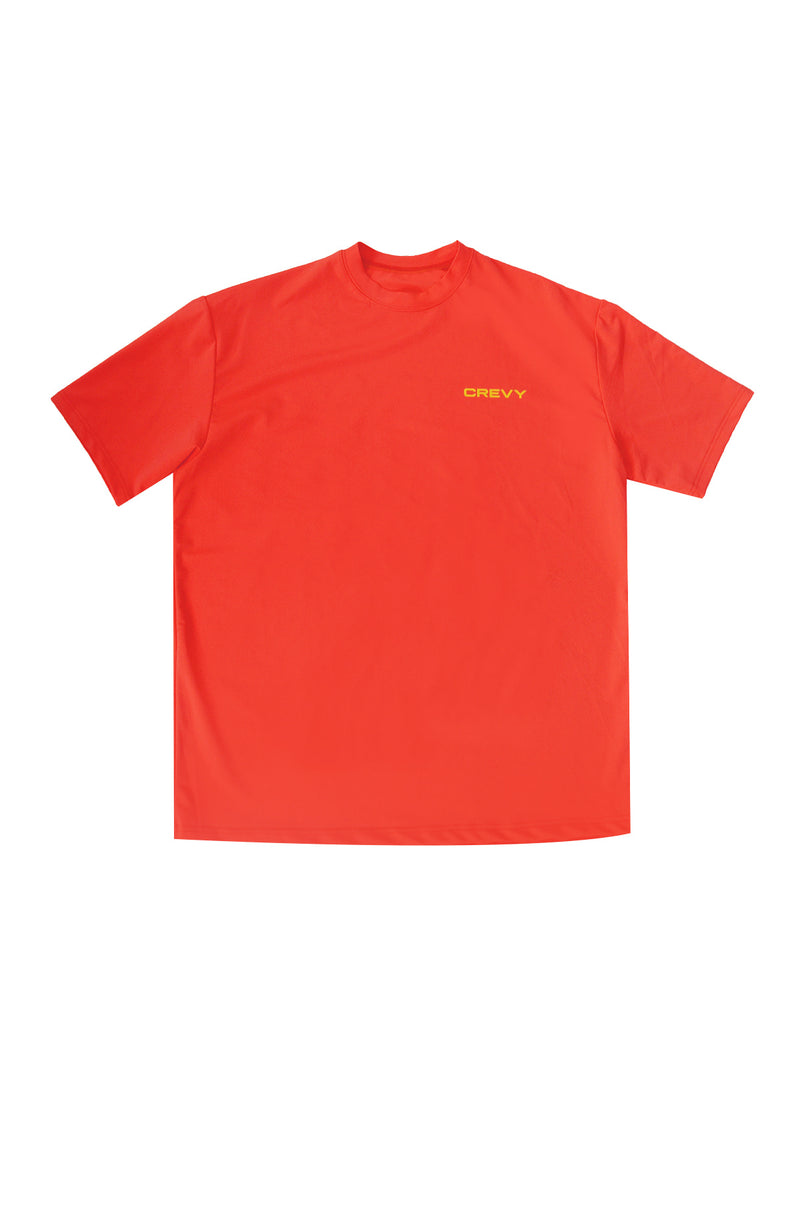 ロゴオーバーラッシュショートスリーブTシャツ/logo overfit rash short sleeve T-shirt (orange)