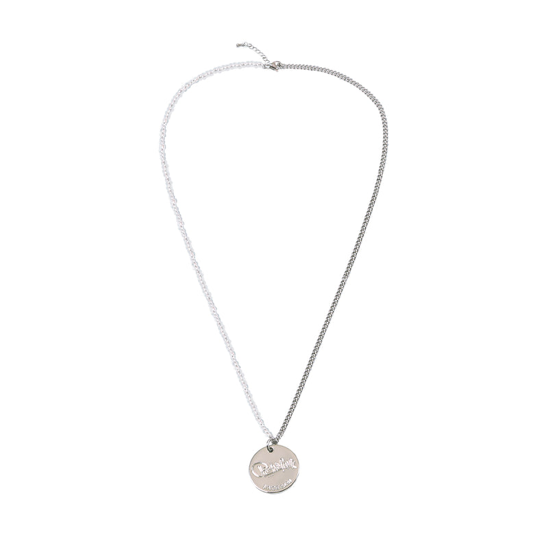 SURGICAL & CLEAR BALL NECKLACE