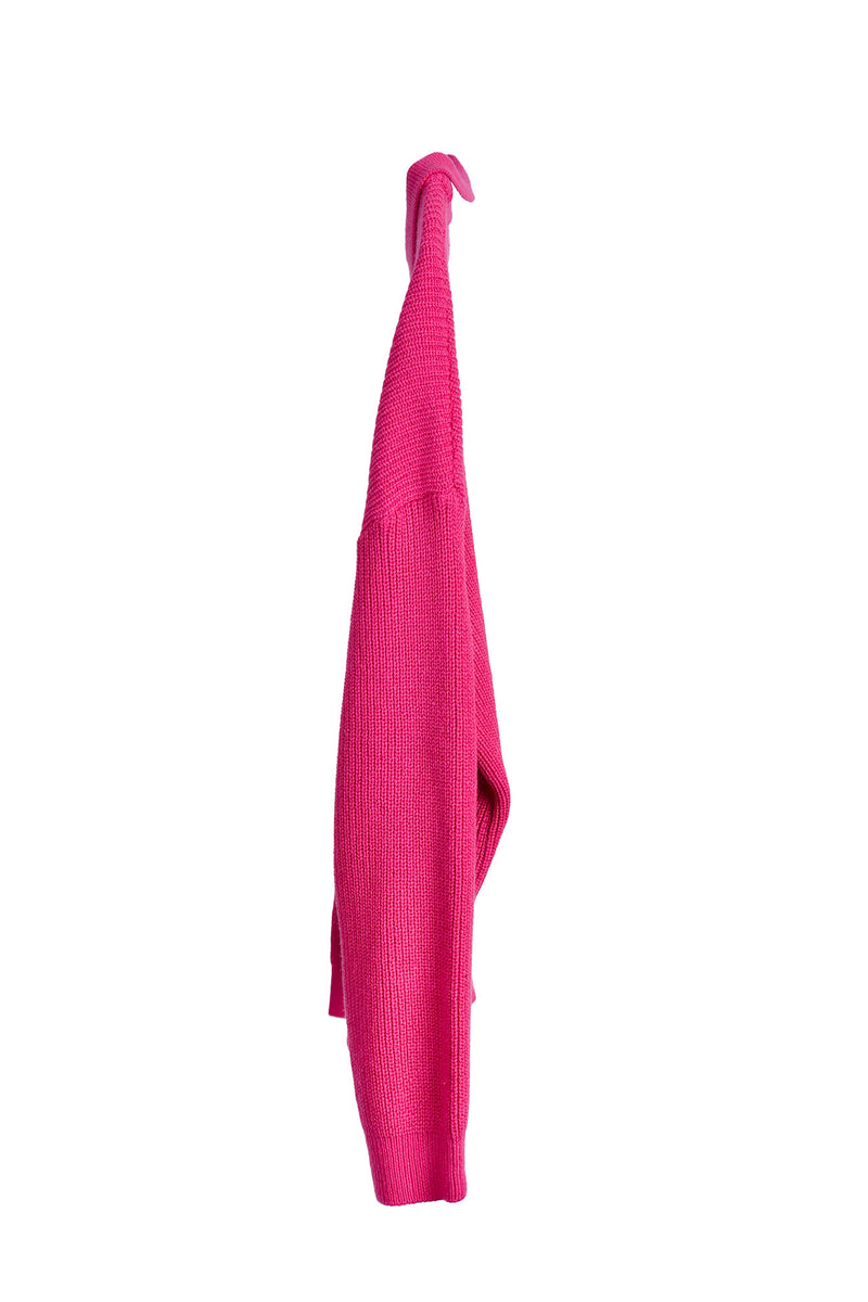 カラーニットセーター / Collar Knit Sweatrer [Pink]