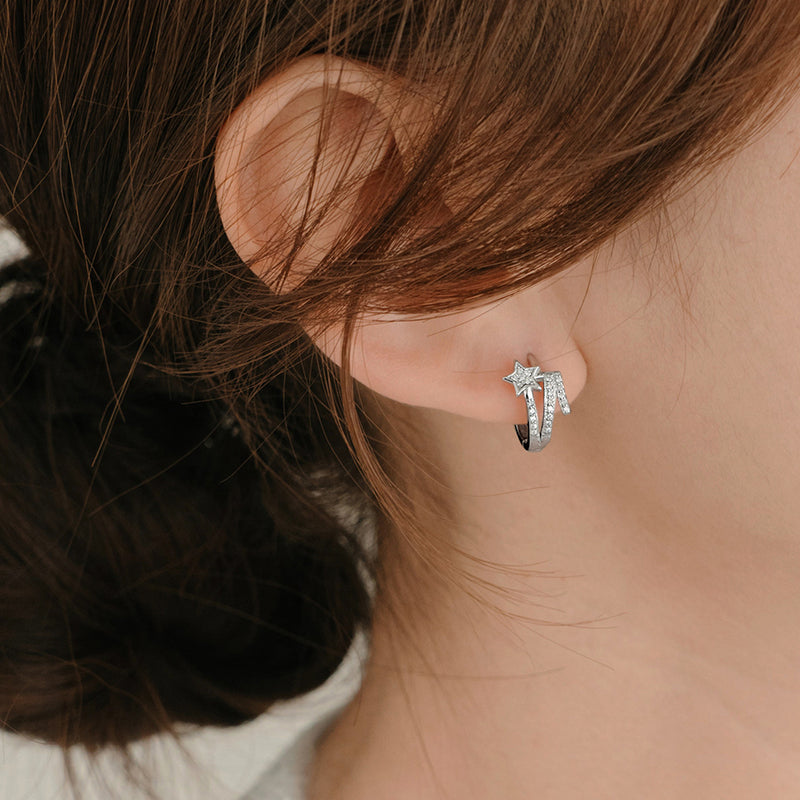 [Silver925] Cesis Star Earrings