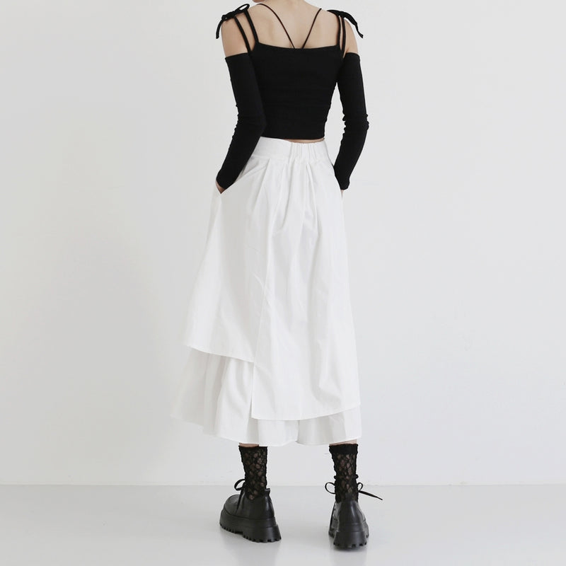 メロウレイヤードスカート/Mellow layered skirt – 60% - SIXTYPERCENT