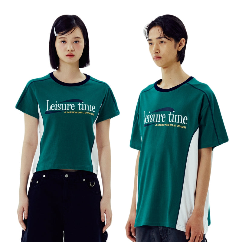 レジャータイムTシャツ / LEISURE TIME TEE GREEN – 60% - SIXTYPERCENT