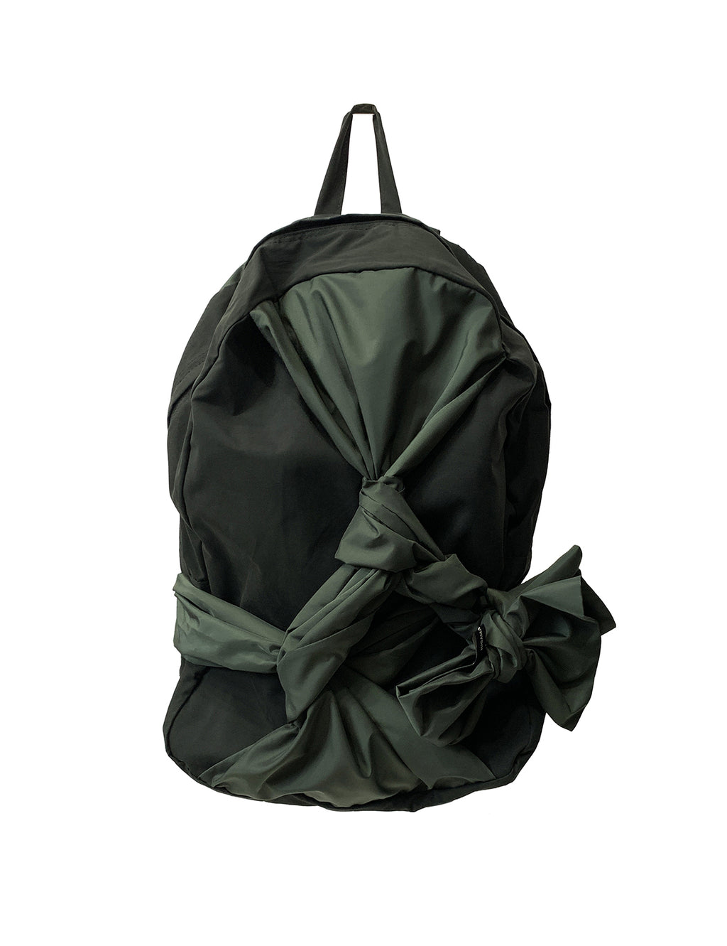 ノッテッドバックパック/Knotted Backpack (Olive green) – 60