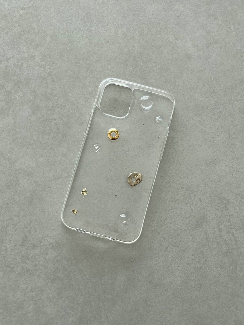 アイスゴールドアイフォンレジンケース / ice gold iphone resin case