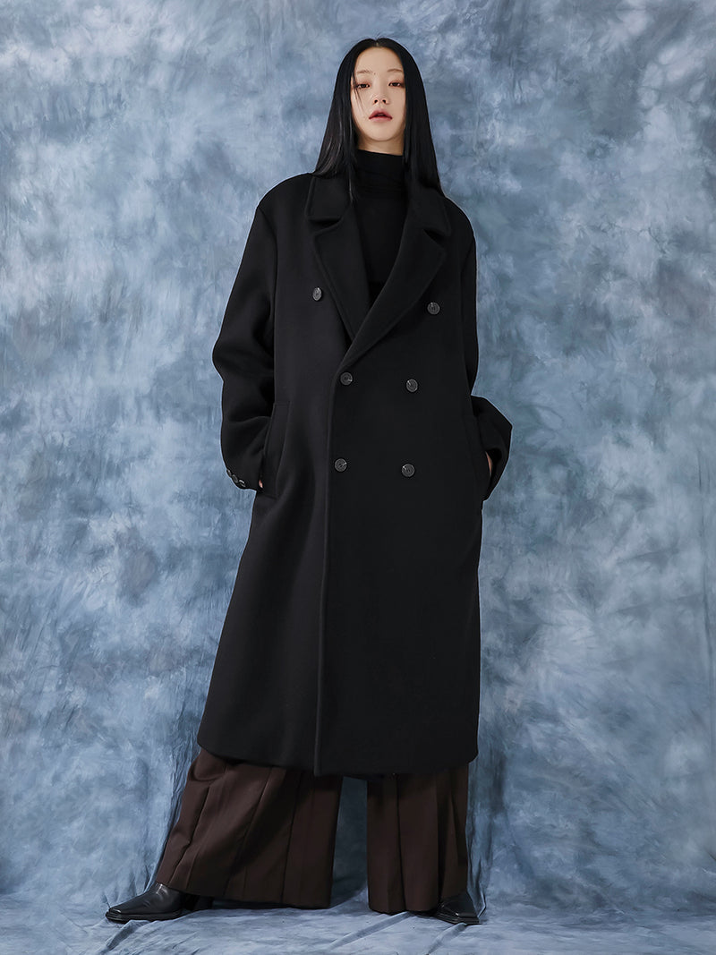 オーバーダブルチェスターコート / over double long coat – 60