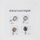 animal wool ringtok - calf