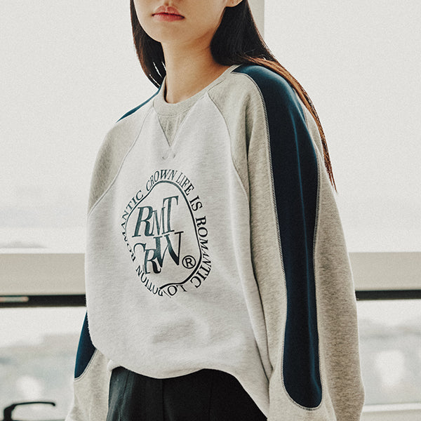 サークルロゴスウェットシャツ/CIRCLE LOGO SWEAT SHIRT_LIGHT GREY