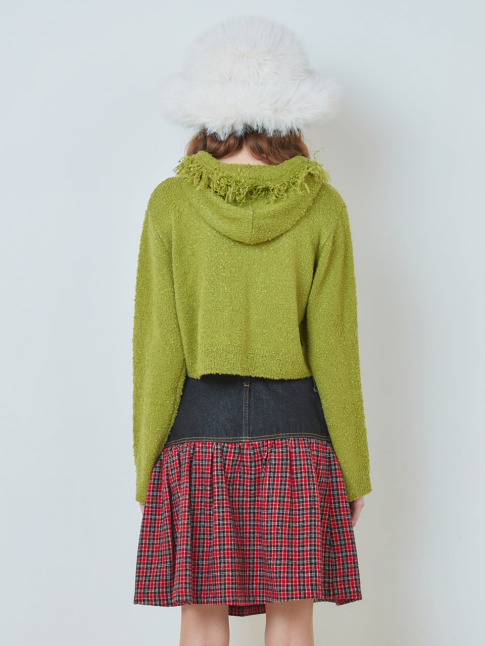 タッセルフードカーディガン / TASSEL HOOD CARDIGAN_GRcrank