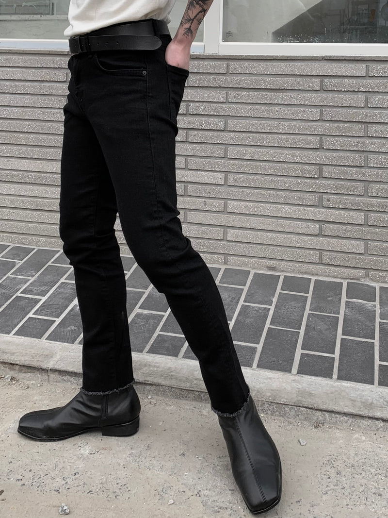 スリムカッティングジーンズ / slim cutting black jeans – 60