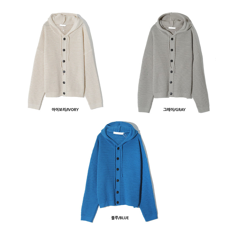 シューフードカーディガン/ASCLO Shu Hood Cardigan (3color) – 60