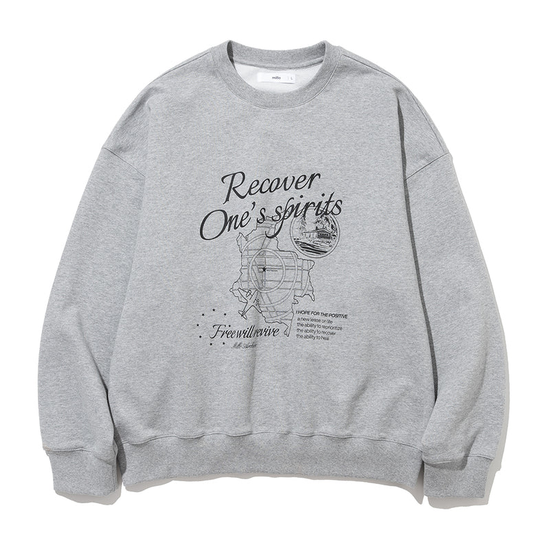 オブジェクティブクルーネック / Objective Crew Neck [Melange Gray