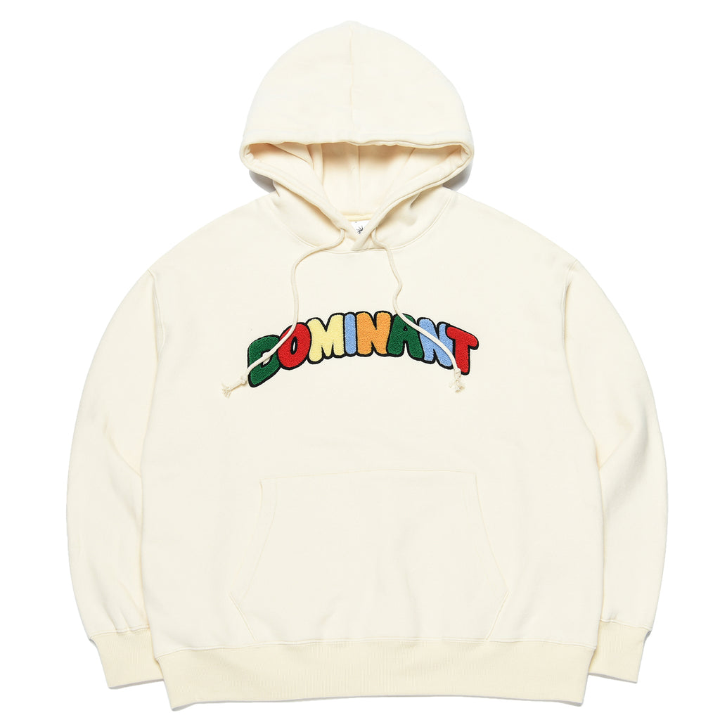 レインボーパーカー / Dominant Rainbow Embroidery Hood_Cream