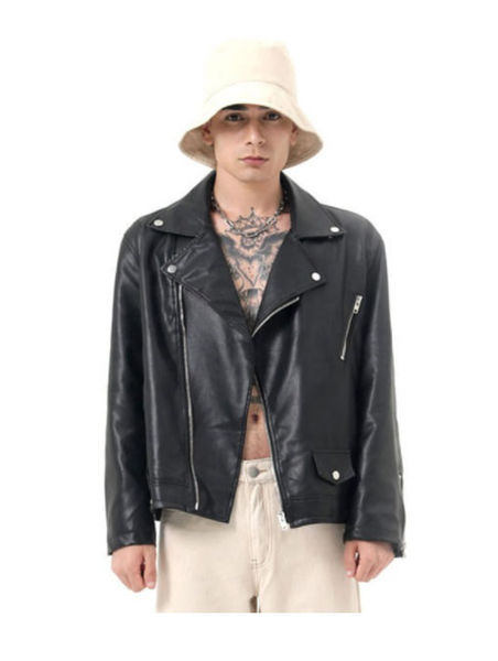 レザーライダースジャケット / Leather biker jacket – 60% - SIXTYPERCENT