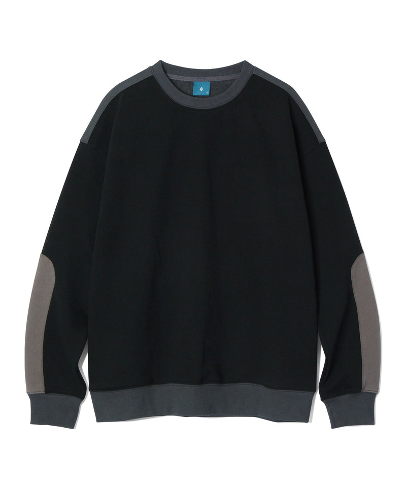ノベルティエルボーカットスウェットシャツT61/Novelty Elbow-Cut Sweatshirt T61 Black
