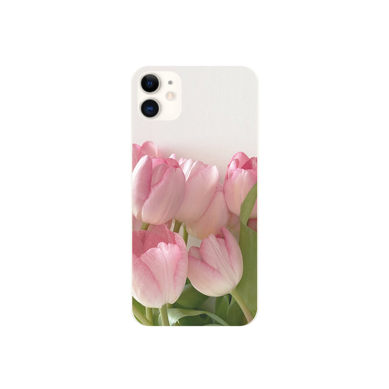ピンクチューリップAアイフォンケース(ジェリーハード)/[jellhard case] pink tulip A