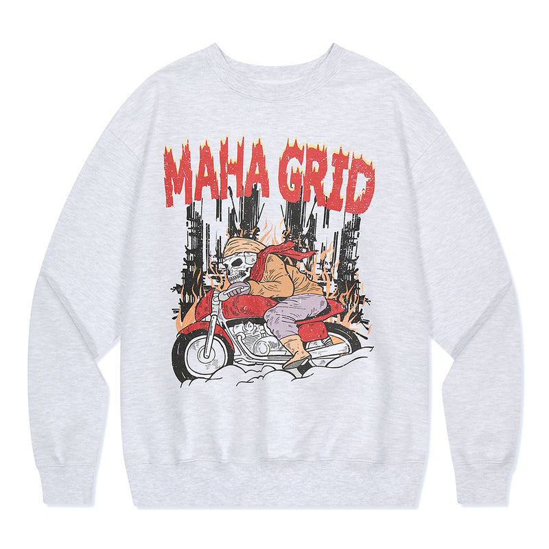 スケルトンライダースウェットシャツ / SKELETON RIDER SWEATSHIRTmahagrid/ {{ category }}