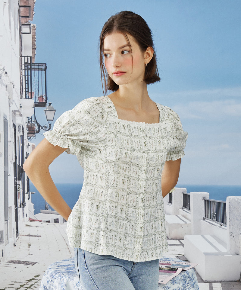 ハンナオーガニックレースブラウス / Hannah Organic Lace Blouse (2 ...