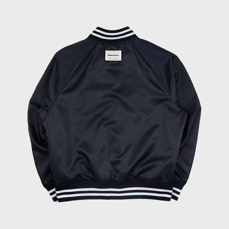 ヴァーシティジャケット/SUPERIOR GLOSSY VASITY JACKET (NAVY) – 60