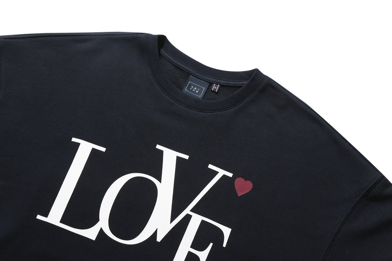 ラブスウェット / LOVE SWEAT SHIRT_NAVY – 60% - SIXTYPERCENT