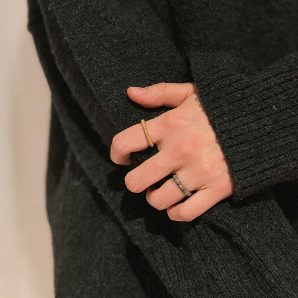 パラフィンリング / [CCNMADE] PARAFFIN Ring (Beige)ccnmade