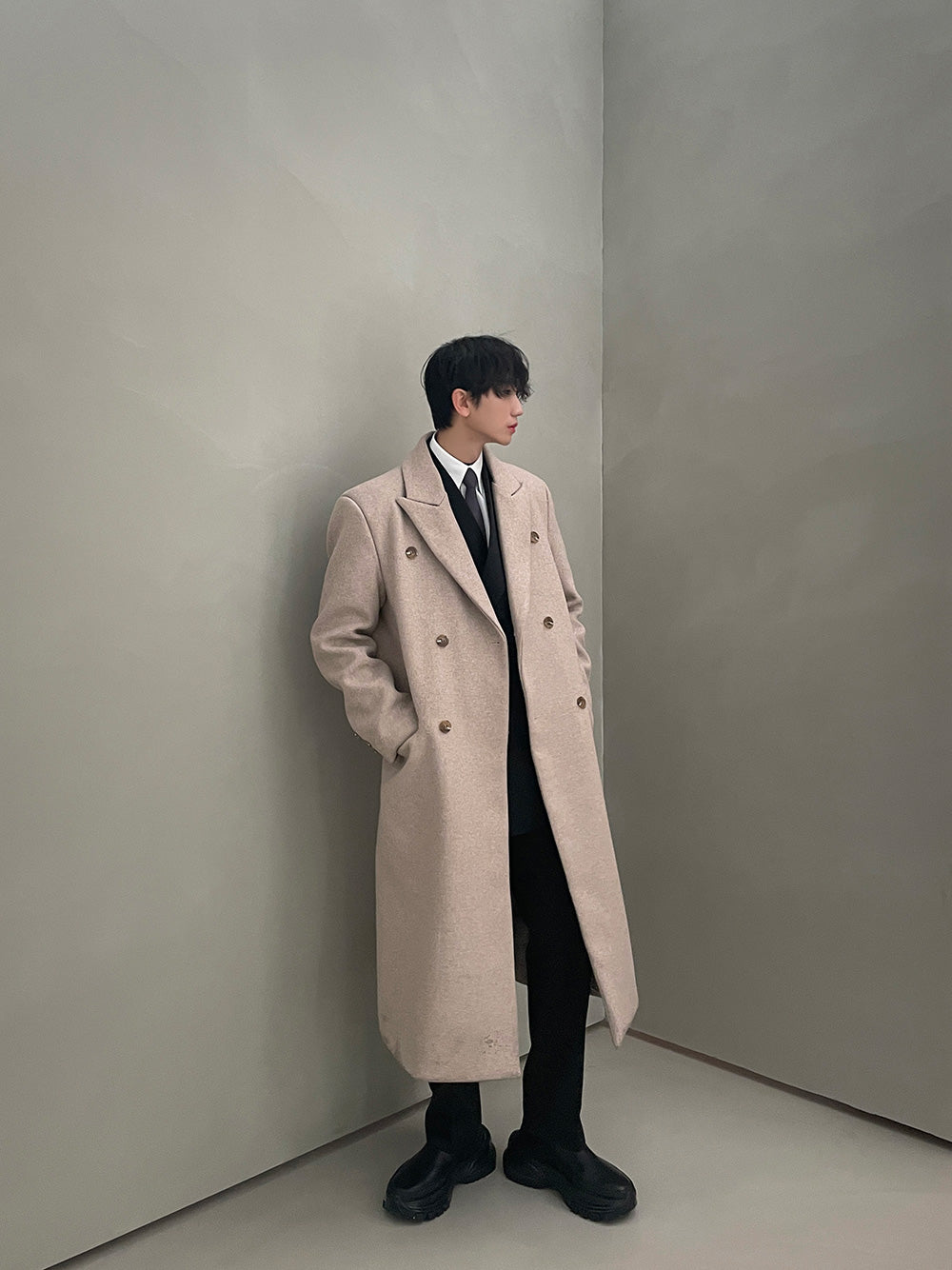 ダブルチェスターコート / ASCLO Standard Double Coat (Wool70%) – 60