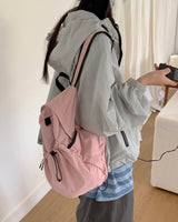 Cliff Coloring String Mini Nylon Backpack