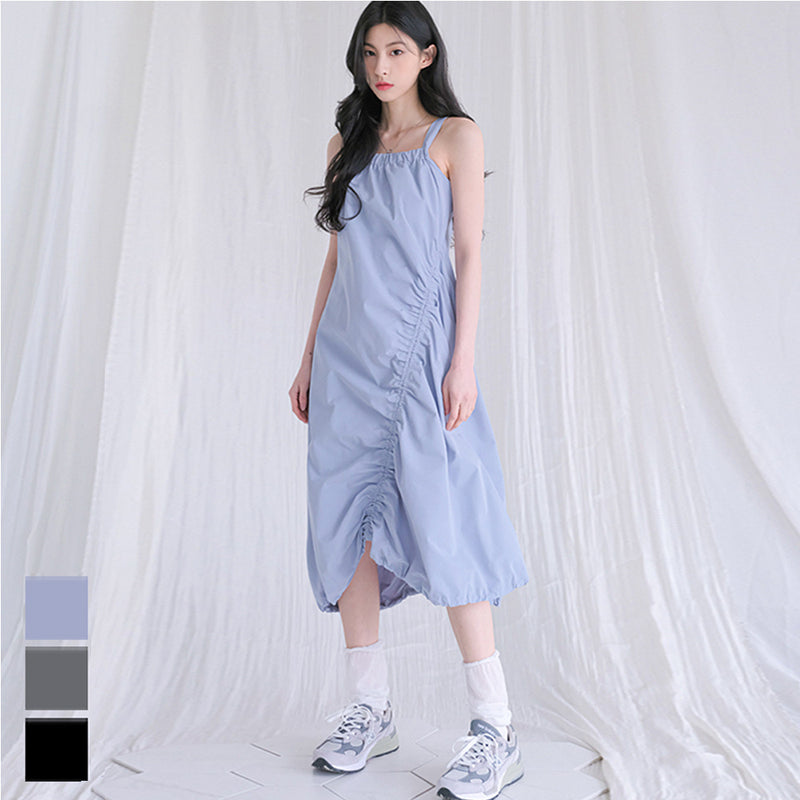 シェルリンクルロングワンピース / shell wrinkle long onepiece