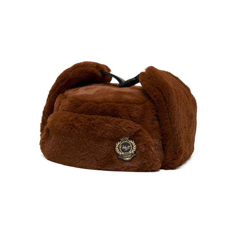 ファートラッパーハット / FUR TRAPPER HAT (BROWN)WKNDRS/ {{ category }}